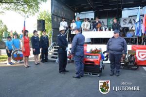 90. let Prostovoljnega gasilskega društva Babinci in prevzem nove motorne brizgalne 3